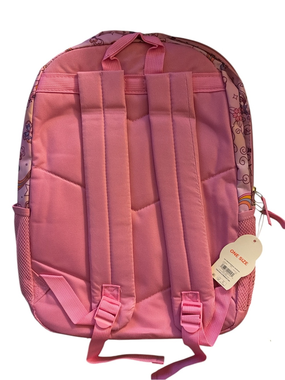 Wonder Nation Girls' 17" Day Dream Doodles Backpack, Pink - Picture 4 of 4